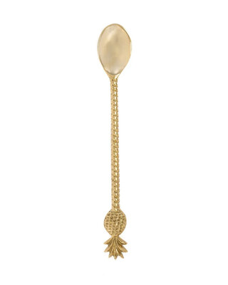 Bazar Bizar De Pineapple Lange Lepel - Goud