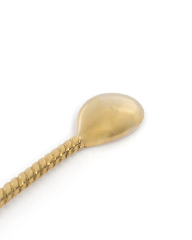 Bazar Bizar De Pineapple Lange Lepel - Goud