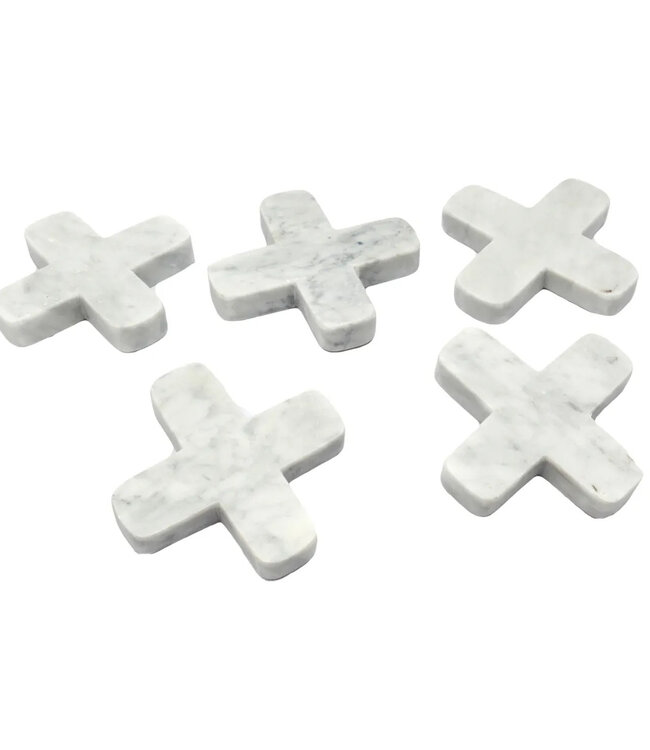 Bazar Bizar De Marmeren Pannenonderzetter - Wit