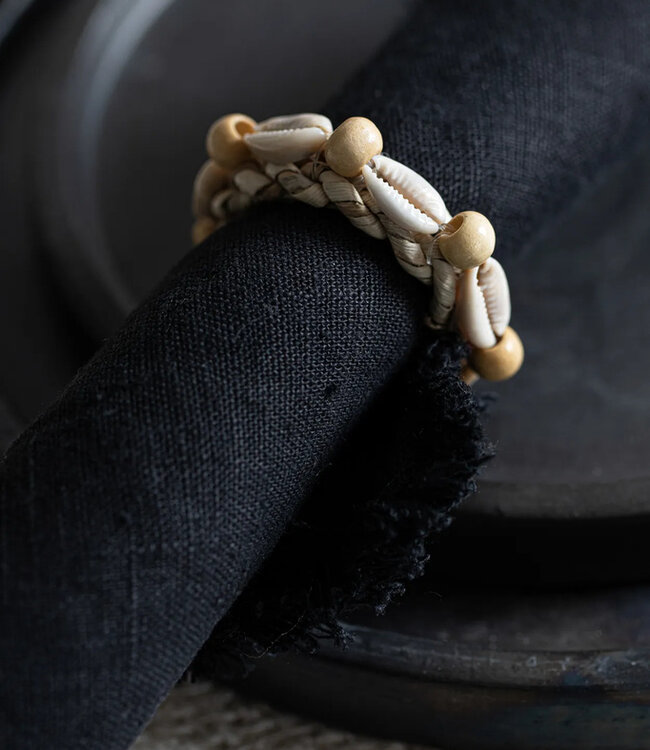 Bazar Bizar De Shell Servetring - Set van 4