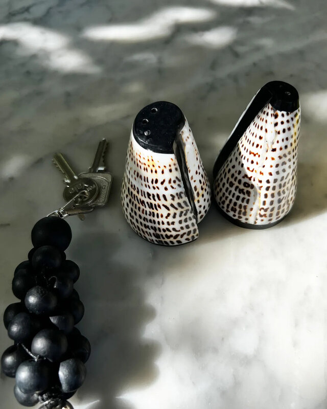 Bazar Bizar De Zout en Peppa Schelpen Set - Set van 2