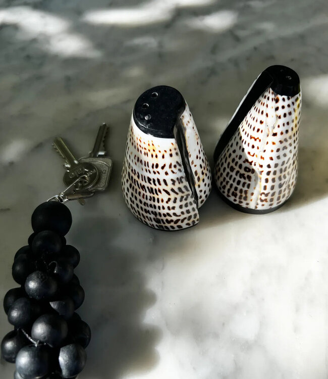 Bazar Bizar De Zout en Peppa Schelpen Set - Set van 2