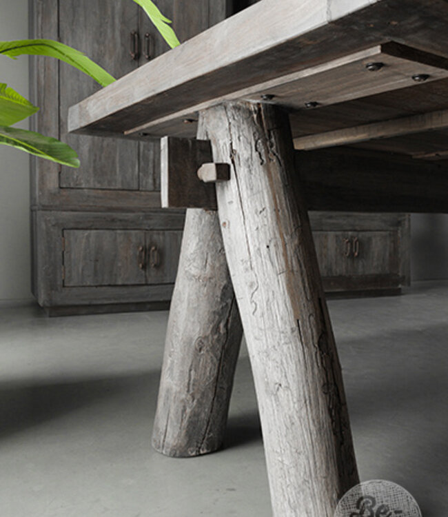 Be-Uniq Verweerd Teak Eettafel 220 cm | Sempre Collection | H78 x B220 x D100