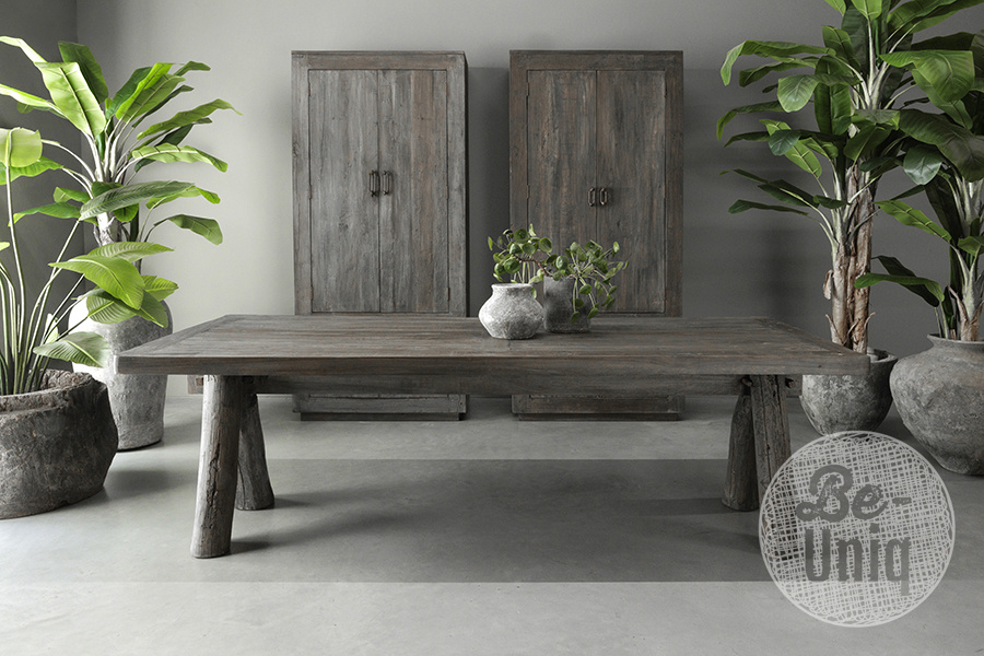Be-Uniq Verweerd Teak Eettafel 220 cm | Sempre Collection | H78 x B220 x D100