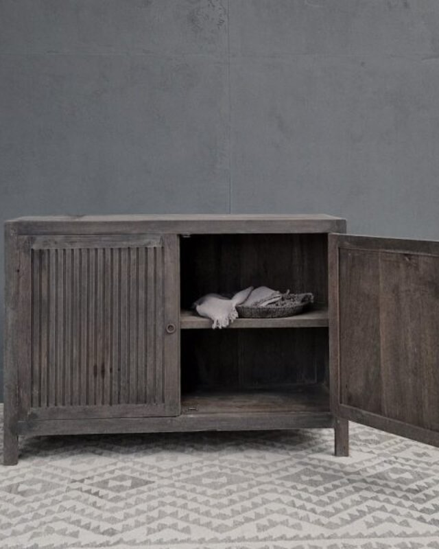 Luksa Home Collection Dressoir Karim | Antique Grey | H85xB125xD44 cm