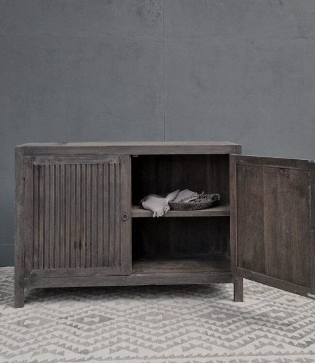 Luksa Home Collection Dressoir Karim | Antique Grey | H85xB125xD44 cm