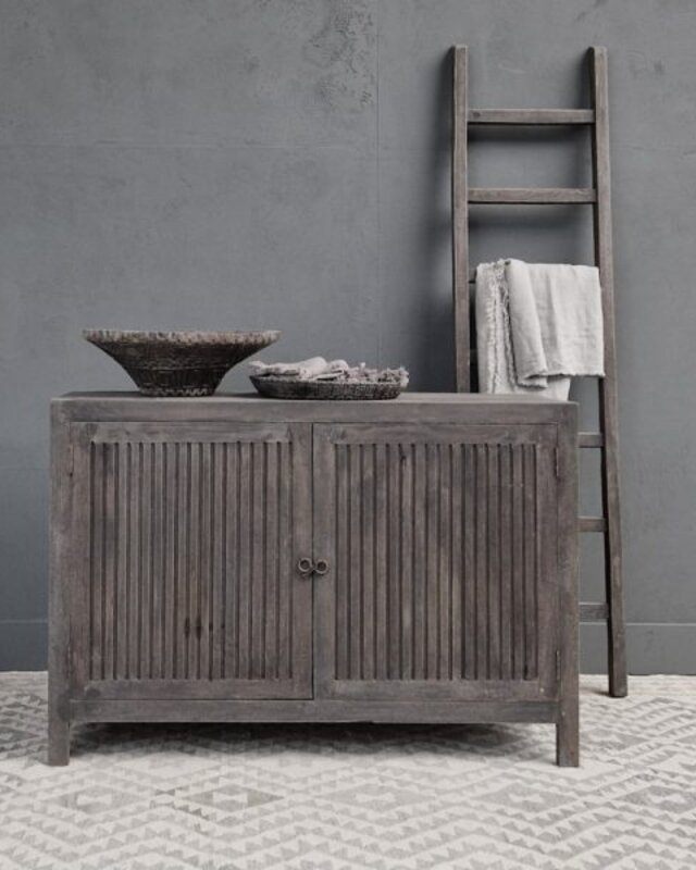 Luksa Home Collection Dressoir Karim | Antique Grey | H85xB125xD44 cm