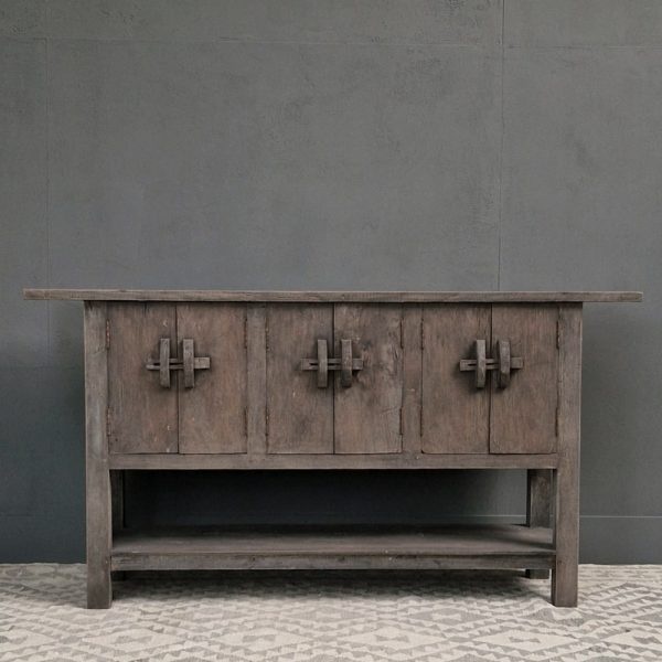 Luksa Home Collection Wandkast Bam | Antique Grey | H83xB160xD40 cm