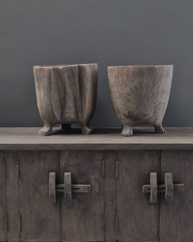 Luksa Home Collection Wandkast Bam | Antique Grey | H83xB160xD40 cm