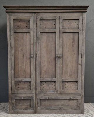Luksa Home Collection Linnenkast Davide | Antique Grey | H210xB150xD58
