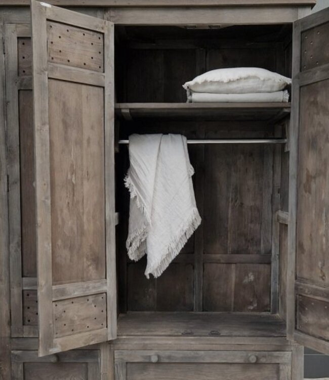 Luksa Home Collection Linnenkast Davide | Antique Grey | H210xB150xD58 cm