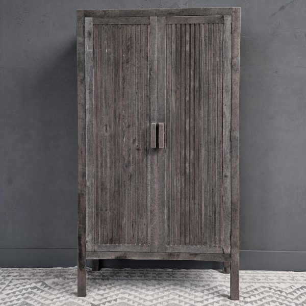 Luksa Home Collection Kast Karim | Antique Grey | H190xB100xD45 cm