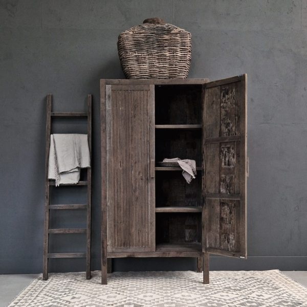 Luksa Home Collection Kast Karim | Antique Grey | H190xB100xD45 cm