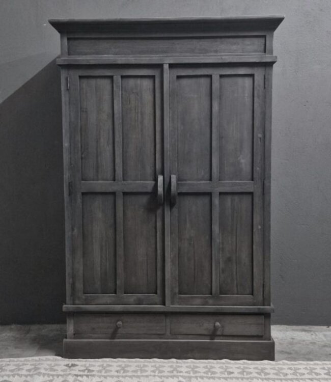 Luksa Home Collection Kast Nick | Antique Grey | H180xB130xD50 cm