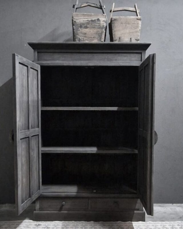 Luksa Home Collection Kast Nick | Antique Grey | H180xB130xD50 cm
