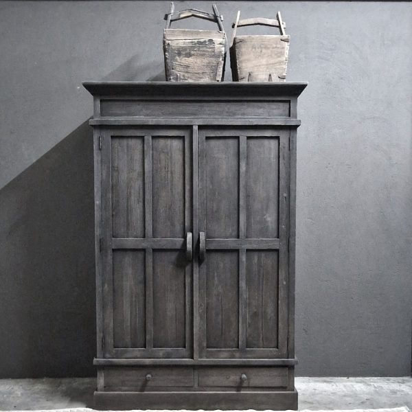 Luksa Home Collection Kast Nick | Antique Grey | H180xB130xD50 cm