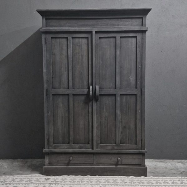 Luksa Home Collection Kast Nick | Antique Grey | H195xB130xD50 cm