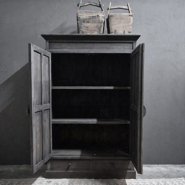 Luksa Home Collection Kast Nick | Antique Grey | H195xB130xD50 cm