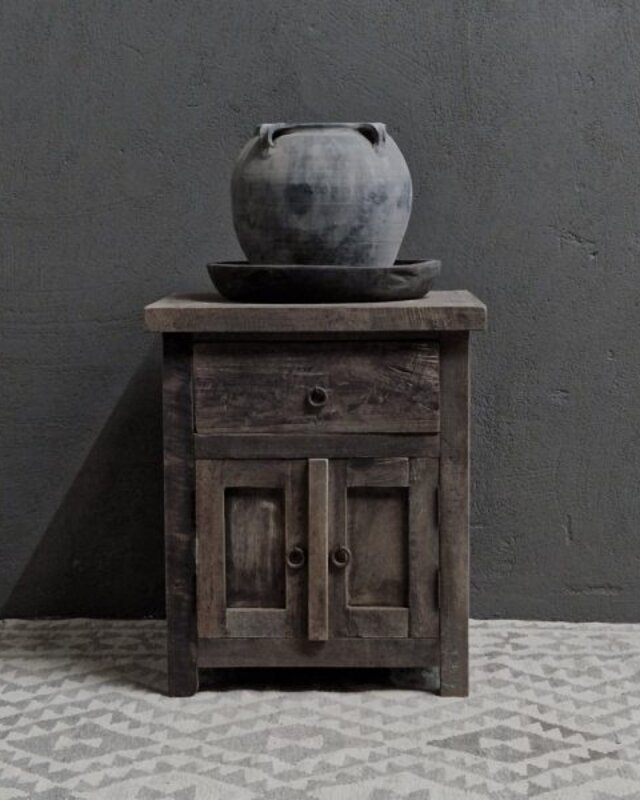 Luksa Home Collection Nachtkastje Art | Antique Grey | H65xB55xD45 cm