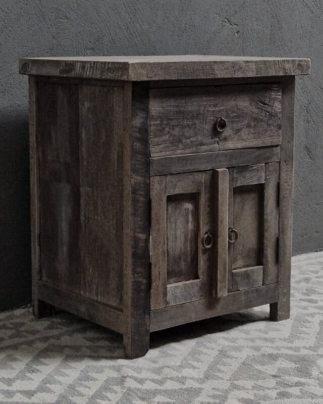 Luksa Home Collection Nachtkastje Art | Antique Grey | H65xB55xD45 cm