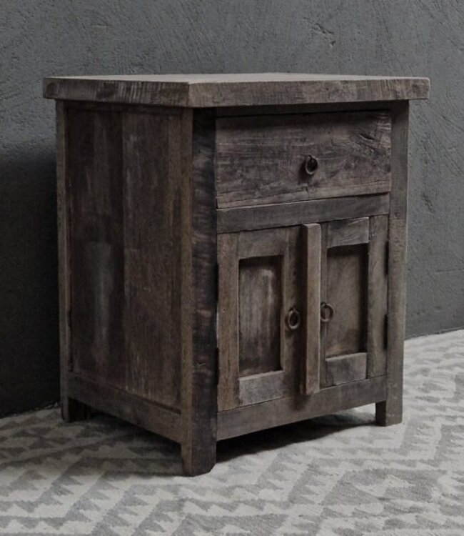 Luksa Home Collection Nachtkastje Art | Antique Grey | H65xB55xD45 cm