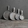 Set van 4 Amuse Plankjes | Teakhout | Antique Grey