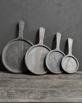 Luksa Home Collection Set van 4 Amuse Plankjes | Teakhout | Antique Grey