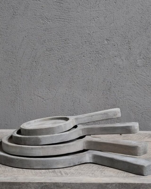 Luksa Home Collection Set van 4 Amuse Plankjes | Teakhout | Antique Grey