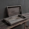 Oud Dienblad | Antique Grey | H6 x B50 x D30 cm