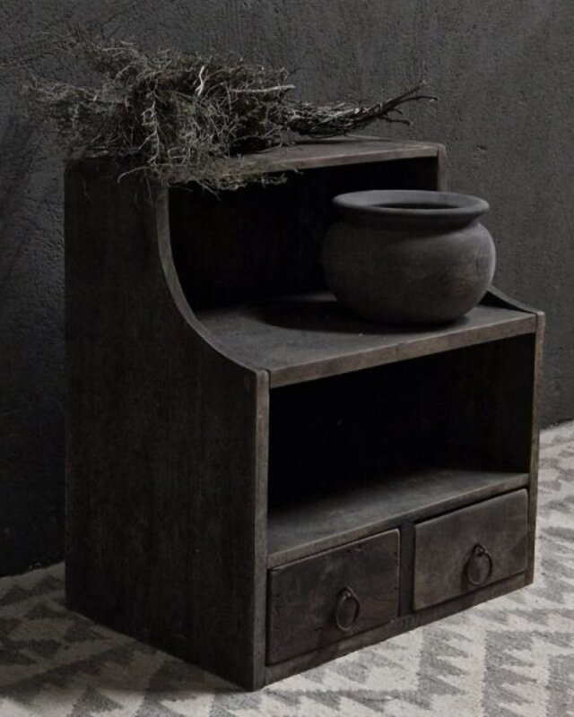 Luksa Home Collection Gruttersbak | Antique Grey | H50xB45xD30 cm