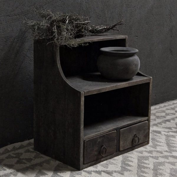 Luksa Home Collection Gruttersbak | Antique Grey | H50xB45xD30 cm