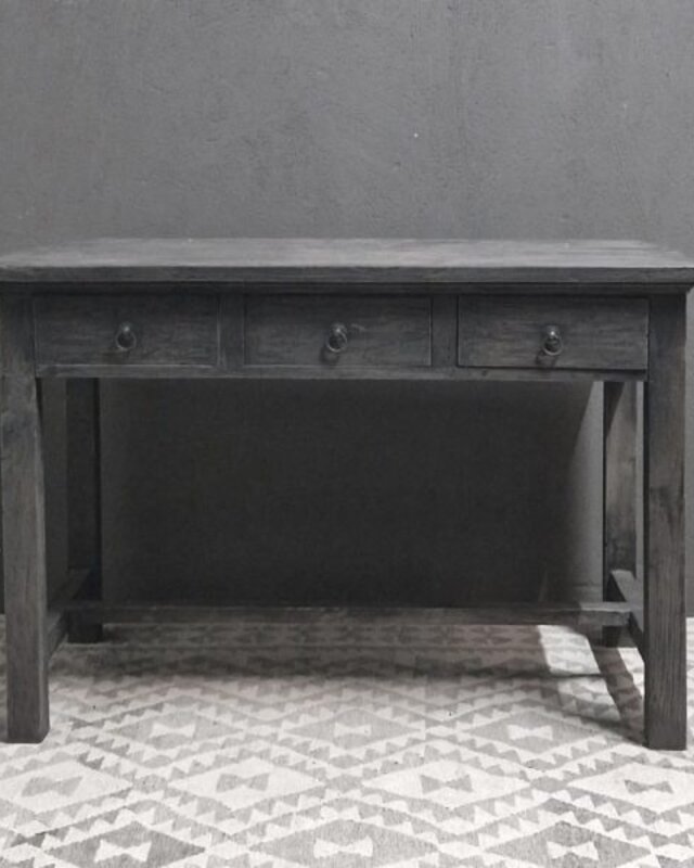 Luksa Home Collection Houten Bureau | Antique Grey | H81xB120xD60 cm