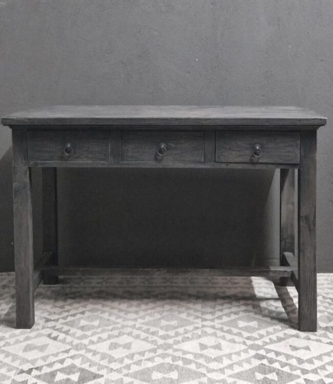 Luksa Home Collection Houten Bureau | Antique Grey | H81xB120xD60 cm