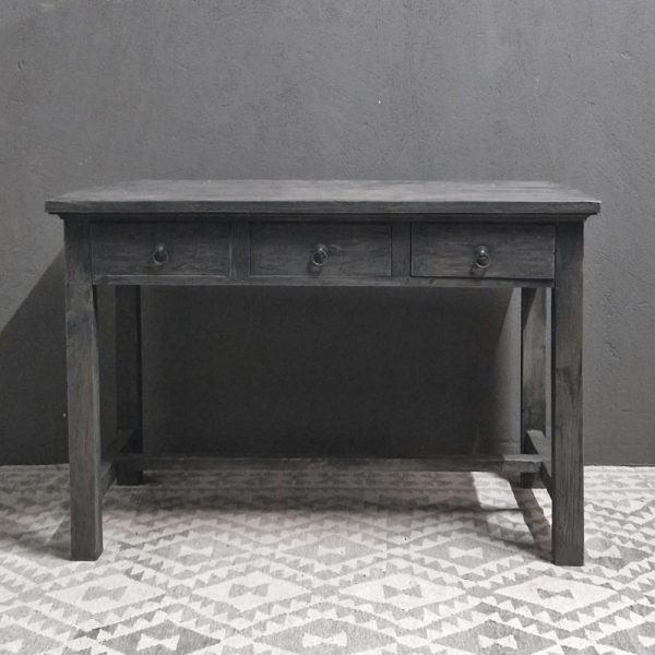Luksa Home Collection Houten Bureau | Antique Grey | H81xB120xD60 cm