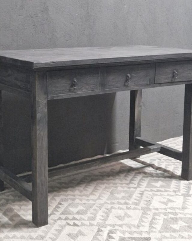 Luksa Home Collection Houten Bureau | Antique Grey | H81xB120xD60 cm