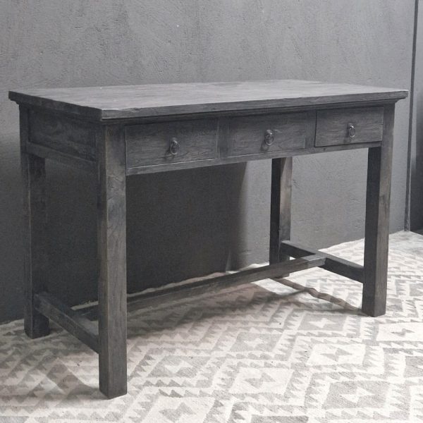 Luksa Home Collection Houten Bureau | Antique Grey | H81xB120xD60 cm