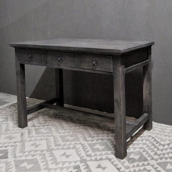 Luksa Home Collection Houten Bureau | Antique Grey | H81xB120xD60 cm