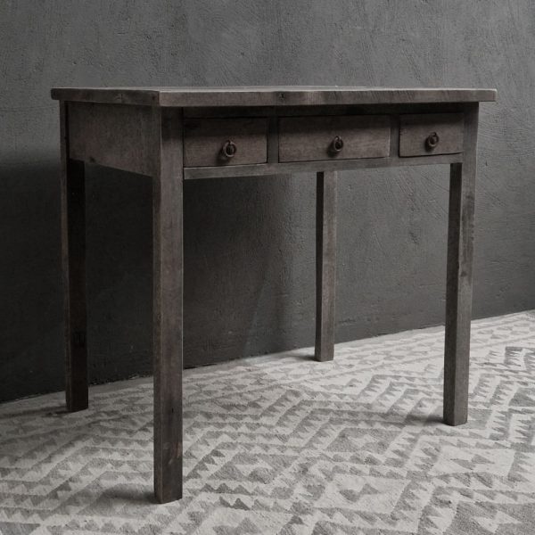 Luksa Home Collection Oud Schrijftafeltje | Antique Grey | H85xB90xD60 cm