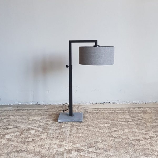 Luksa Home Collection Tafellamp Nienke | Hardstenen Voet | Mat Zwart
