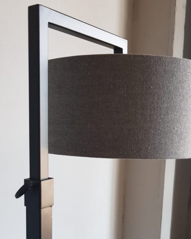 Luksa Home Collection Tafellamp Nienke | Hardstenen Voet | Mat Zwart