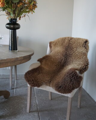 Rene Houtman Schapenvacht | Bruin | H95 x B75 cm