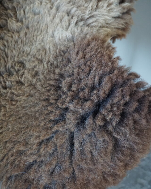 Rene Houtman Schapenvacht | Bruin | H95 x B75 cm