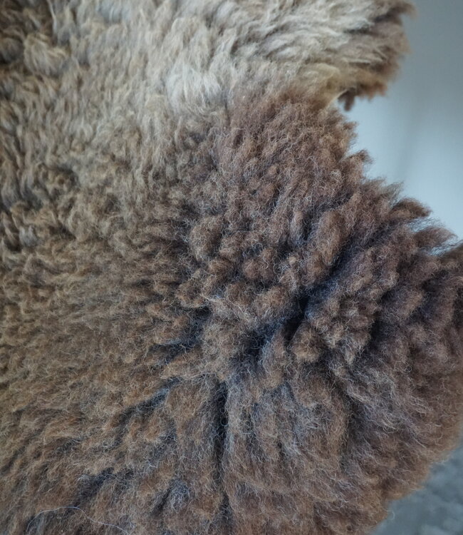 Rene Houtman Schapenvacht | Bruin | H95 x B75 cm
