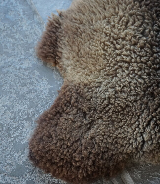 Rene Houtman Schapenvacht | Bruin | H95 x B75 cm