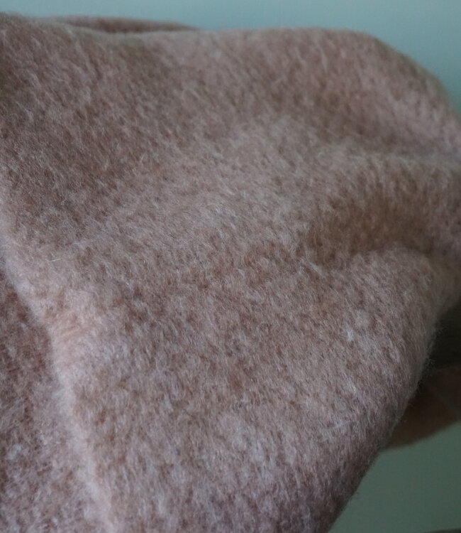 Rene Houtman Wollen Plaid | Rosewood | H170 x B130 cm