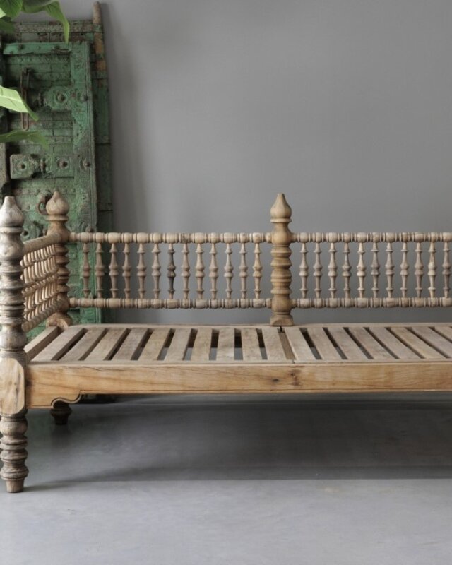 Be-Uniq Authentiek Daybed | India | H107xB210xD107 cm