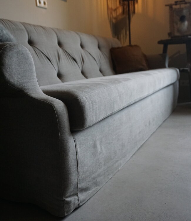 Rene Houtman Castle stoffen bankstel met capiton