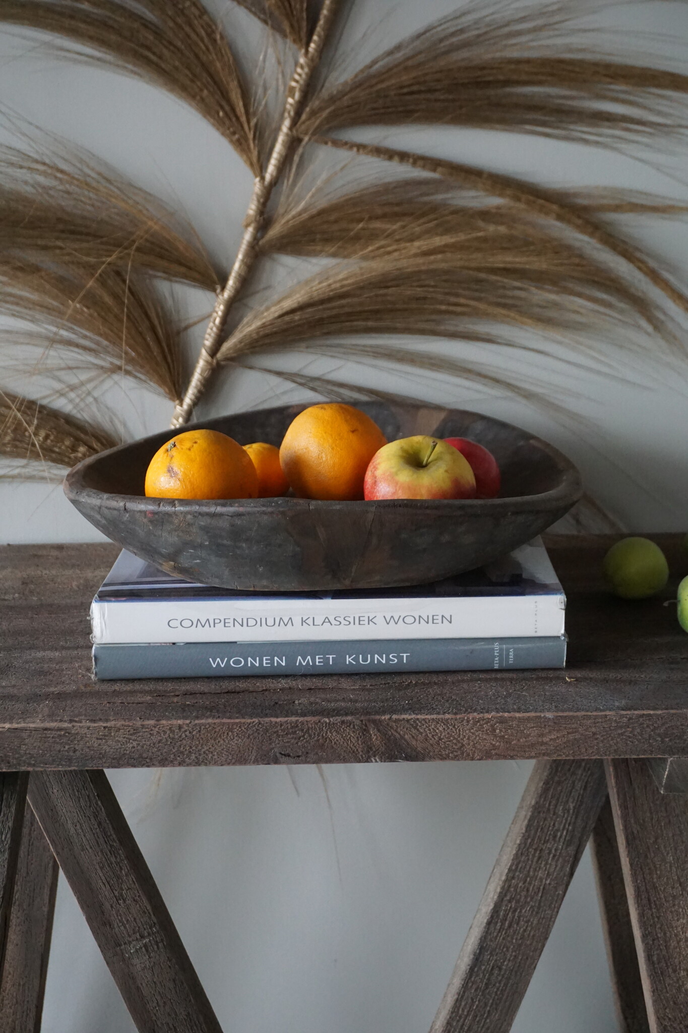 Rene Houtman Chapati Schaal Oud Hout | H8 x Diameter 36 Cm
