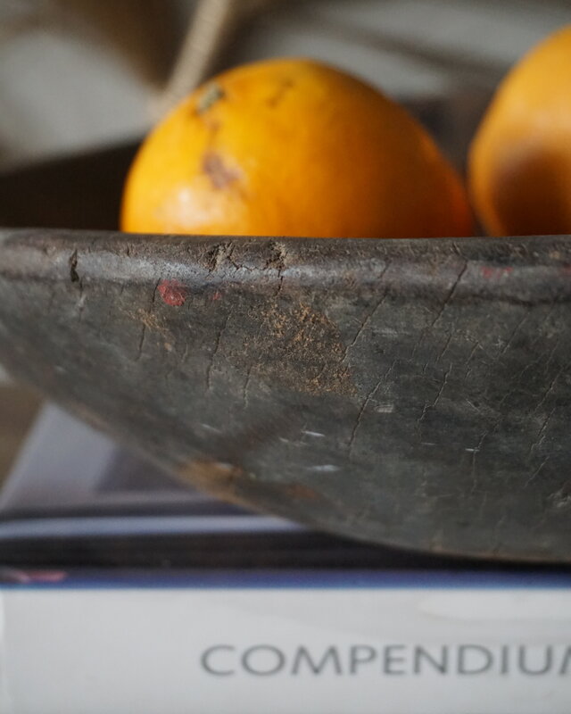 Rene Houtman Chapati Schaal Oud Hout | H8 x Diameter 36 Cm