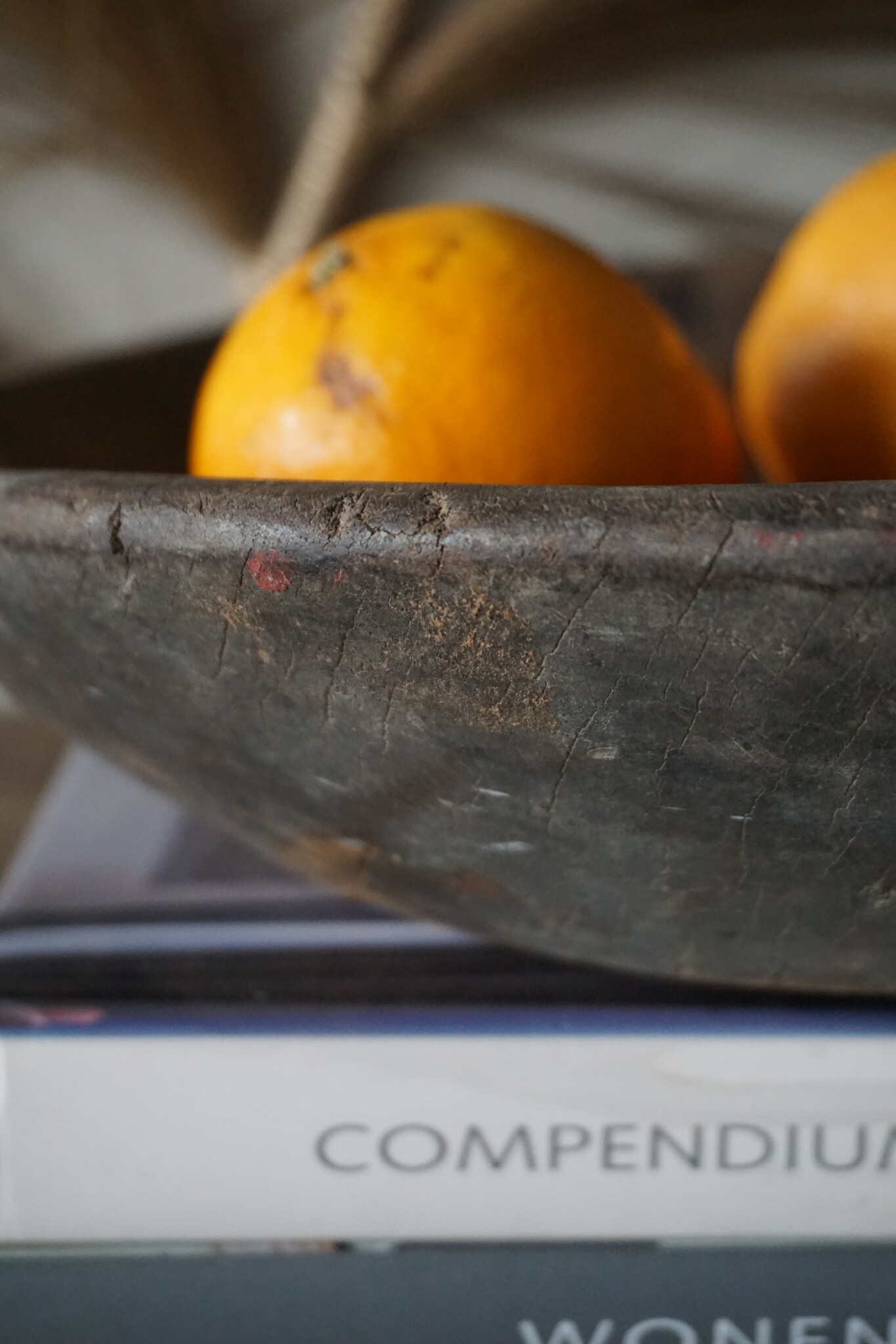 Rene Houtman Chapati Schaal Oud Hout | H8 x Diameter 36 Cm